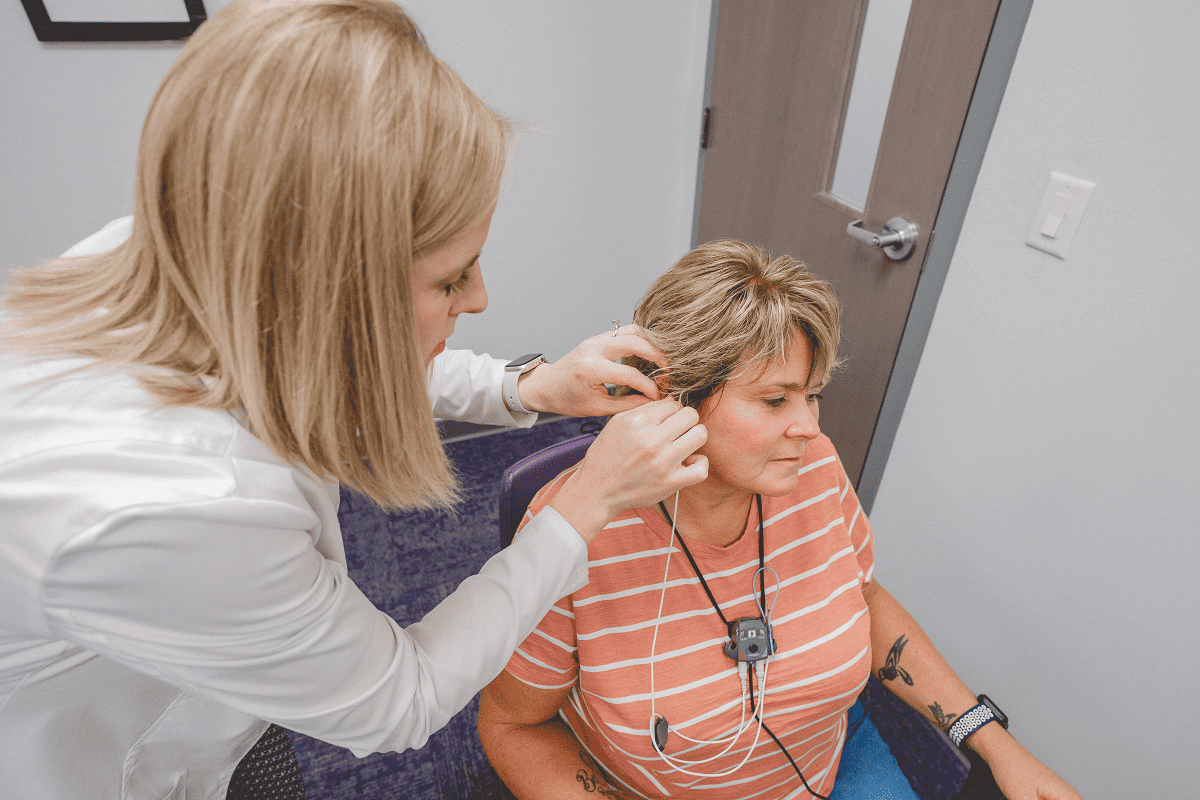 Ear exam for hearing loss